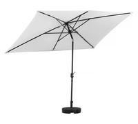 Parasol Jardin Sol 2 - Rectangle - 2 X 3 M - Gris + Dalles À Lester Incluses Gris