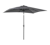 Outsunny - parasol - Acier - 268x205x248cm - Gris