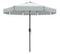 Parasol - Marbueno - 10491 - D 300 Cm - Acier - Polyester - Blanc Multicolore