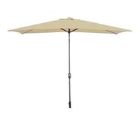 Marbueno Parasol SUMMER 10492 – Acier, 8 baleines, 200 x 300 cm pliable – Polyester marron