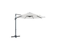 Parasol Marisol Ø300 beige mât gris