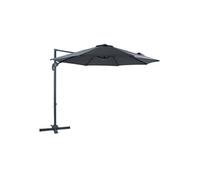 Axi Marisol Parasol Déporté Anthracite/Gris - Parasol Déporté Rectangulaire Ø 300cm - Parasol Pied Déporté, Structure Aluminium - Rotation 360 - Parasol Déporté Inclinable - Résistant Aux Uv
