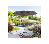 Hespéride - Parasol droit rond Loompa Ardoise