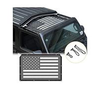 Parasol Mesh Bikini Canopy Parasol Accessoires externes pour Jeep Wrangler JL JLU 2018-2021 et Jeep Gladiator JT 2020-2021, Drapeau américain