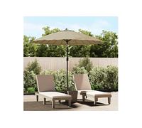 Vidaxl Parasol D'extérieur Avec Mât En Aluminium 270 Cm Taupe