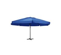 Vidaxl Parasol D'extérieur Avec M?T En Aluminium 500 Cm Bleu Azuré Bleu