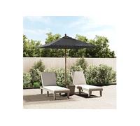Parasol met houten paal 198x198x231 cm antracietkleurig363185