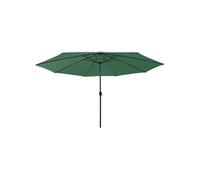 Parasol met LED-verlichting 400 cm groen312531