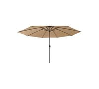 Parasol met LED-verlichting 400 cm taupe312533