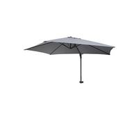 Parasol mural Casoria, parasol déporté pour le balcon, 3m, inclinable gris