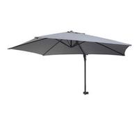 Parasol mural Casoria, parasol déporté pour le balcon, 3m, inclinable gris Gris G
