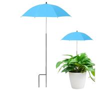 Parasol mural en demi-lune - Bâche de protection solaire | Pare-soleil de jardin pliable et portable | parasols de protection solaire pour balcon, pelouse, cour, piscine et vases