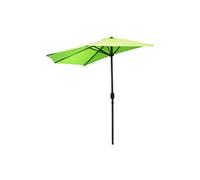 Parasol mural en tissu vert anis 270x135 cm