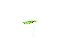 Sunny Days Demi Parasol Athéna Aluminium Vert Demi-ronde Protection solaire