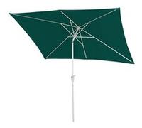 Parasol N23, Parasol De Jardin, 2x3m Rectangulaire Inclinable, Polyester/Alu 4,5kg Protection Uv 50+ Vert Vert