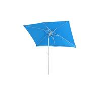 Parasol N23, 2x3m rectangulaire inclinable, polyester/aluminium 4,5kg bleu