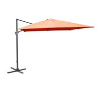 Parasol Nh Rétractable / Réglable Avec Manivelle 3X3 Paprika Décor de Jardin