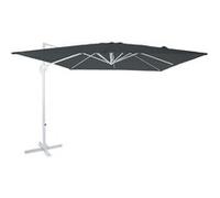 Parasol Nima 300x300 gris mât blanc Gris