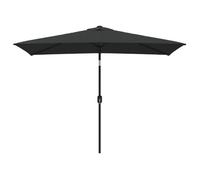 Parasol Avec Mât En Métal 300 X 200 Cm Noir Helloshop26 02_0008134 Multicolore