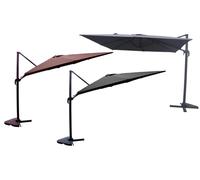 Palatino Écru : Parasol Déporté, Carré De 3x3m , Rotatif À 360° Beige