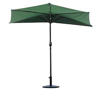 Parasol Outdoor Garden Parasols Outdoor Garden Terrasse Patio Parasol Umbrella, 3 m Shade Sun avec UPF 50+ Protection, Cauvet en Polyester Semi-Circulaire