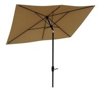 Parasol - Outsunny - 290x200x248cm - Aluminium - marron
