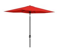 Parasol Outsunny Aluminium 290x200x248cm Rouge