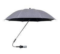 Parasol pour poussette de bébé | Parasol extra grand avec protection UV, parapluie solaire pour poussette avec pince | Protection UV 360° imperméable pour landau, parasol pour poussette de bébé avec