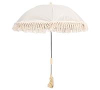 Parasol pour Poussette de bébé, Parasol pour bébé de Style Bohème avec Pince Réglable, Solaire Pliable, Parapluie Imperméable pour Poussette, Chariot, Fauteuil