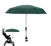 Parasol pour poussette - Parasol à pince pour chaise - Parasol de poussette - Protection solaire UV réglable à 360 ° - Avec fixation à clip - Toit pliable - Protection d'assise confortable pour bébé