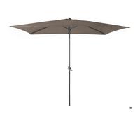 Parasol - PROLOISIRS - 2x3m - Mât droit - Aluminium - Taupe
