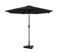 Parasol Recanati Ø300cm - Premium Haute Qualité parasol - anthracite/noir | Incl. Pied de parasol 20 kg