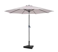 Parasol Recanati Ø300cm - Premium Haute Qualité parasol - beige | Incl. Pied de parasol 20 kg