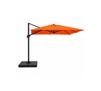 Concept Usine - Parasol Cezir rectangulaire 3x4 déporté rotatif aluminium orange