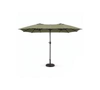Parasol Rectangulaire Double 2,7x4,6m Vert Venice Vert