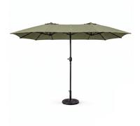 Parasol Rectangulaire Double 2,7x4,6m Vert Venice Vert