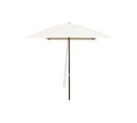 Vidaxl Parasol Avec Poteau En Bois 200 X 300 Cm Blanc Crème