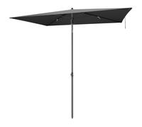 Parasol Rectangulaire Inclinable 232 x 149 cm, Protection Solaire UPF 50+, pour Plage, Terrasse, Jardin, Gris
