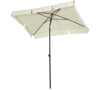 Outsunny - parasol - Aluminium - 198x130x245cm - Beige