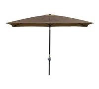 Outsunny Parasol – 290 x 200 x 248 cm – Aluminium – Marron