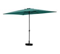 Parasol rectangulaire inclinable ""Sol 2"" - 2 x 3 m - Vert