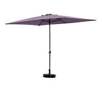 Parasol rectangulaire inclinable ""Sol 2"" - 2 x 3 m - Violet
