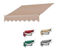 Parasol rétractable Panno di Ricambio Impermeable Perda Semelle 4 x 2 m en polyester Tessuto Resistente pere PatioColore Camel