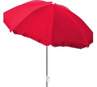 Parasol rond Ø1,80m rouge nylon