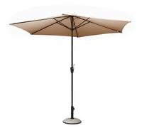 Proloisirs - Parasol rond 3m Toile polyester Taupe Taupe