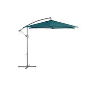 JJA Parasol Rond décentré Janeiro 3 m Bleu Canard