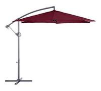 Parasol Déporté Rond Janeiro - Diam. 300 Cm - Bordeaux Rouge