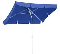 Parasol Schneider Ibiza, bleu, env. 180 x 120 cm, en 4 parties, rectangulaire