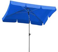 Parasol Schneider Ibiza, bleu roi, env. 180 x 120 cm en 4 parties, rectangulaire