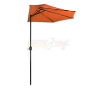 Parasol semi-circulaire 300 cm La Spezia, rouge